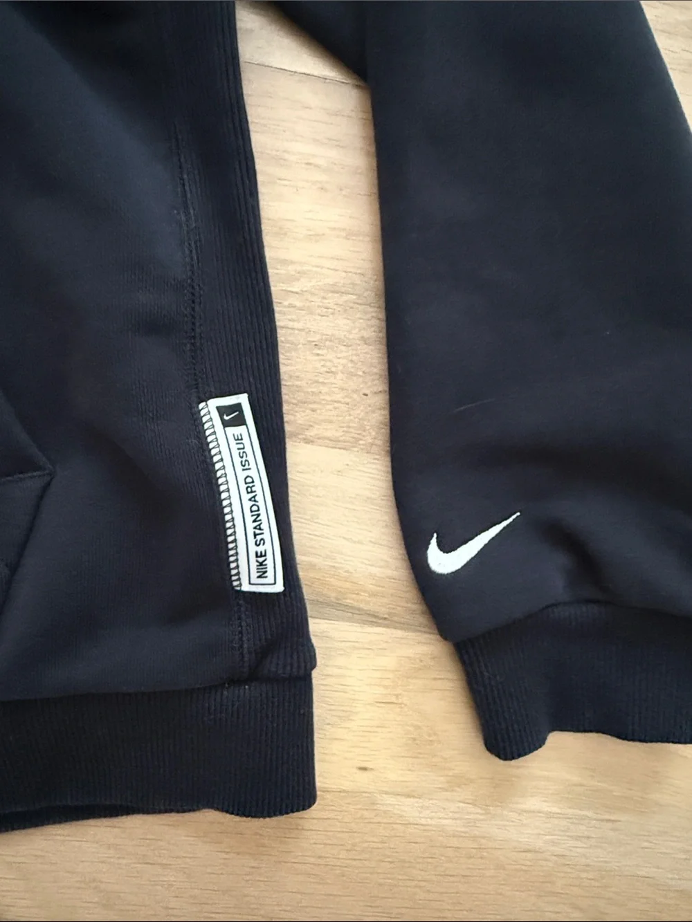 Nike Black Kids Pullover Hoodie with Side Zips